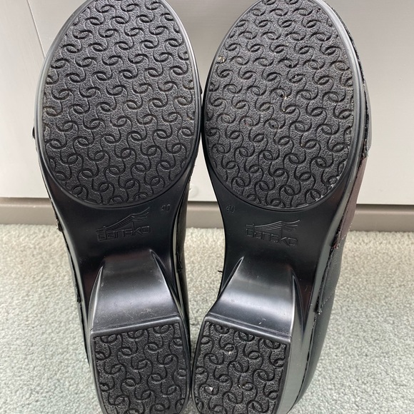 Dansko Size 40 Black & Brown Clog - Picture 4 of 4